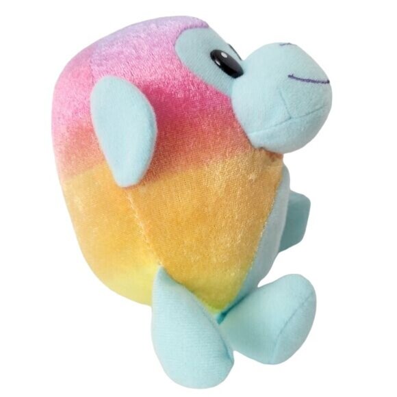 FIESTA Rainbow Monkey Plush Stuffed Animal With Paper Tag - Picture 4 of 4
